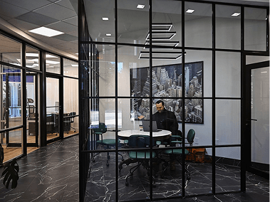 Executive meeting room with modern technology